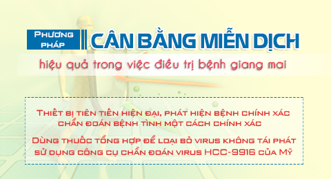 Điều trị bệnh giang mai bằng liệu pháp cân bằng miễn dịch